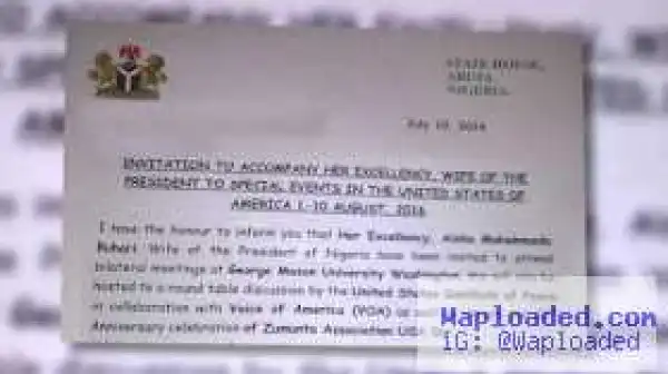 Wife Of The President Aisha Buhari To Visit America In August.